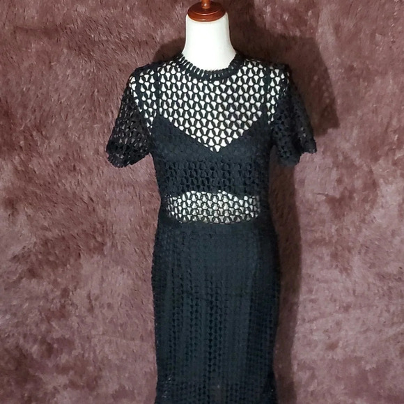 San Joy Dresses & Skirts - San Joy Black Cutout Maxi Dress NWT